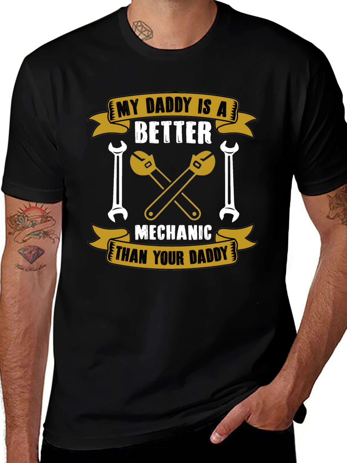 Variant 12 of My Daddy Is A Better Mechanic T-Shirt