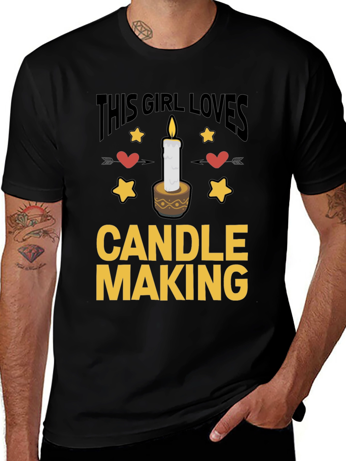 Variant 29 of This Girl Loves Candle Making T-Shirt
