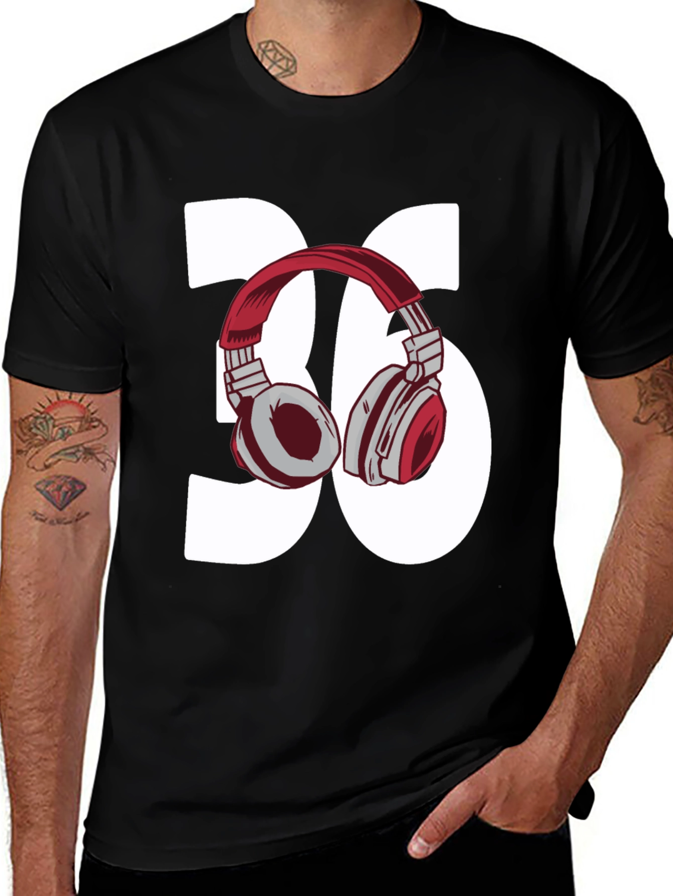 Variant 13 of DJ 30 T-Shirt - Unique Music Lover Tee
