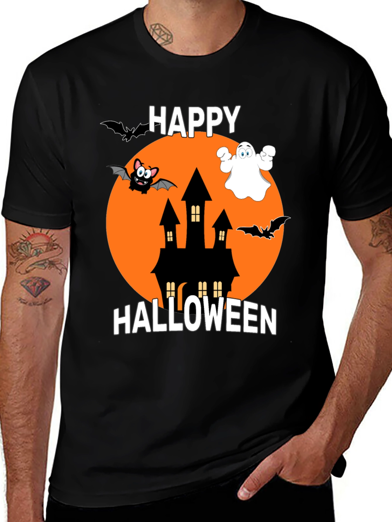Variant 22 of Happy Halloween Spooky T-Shirt