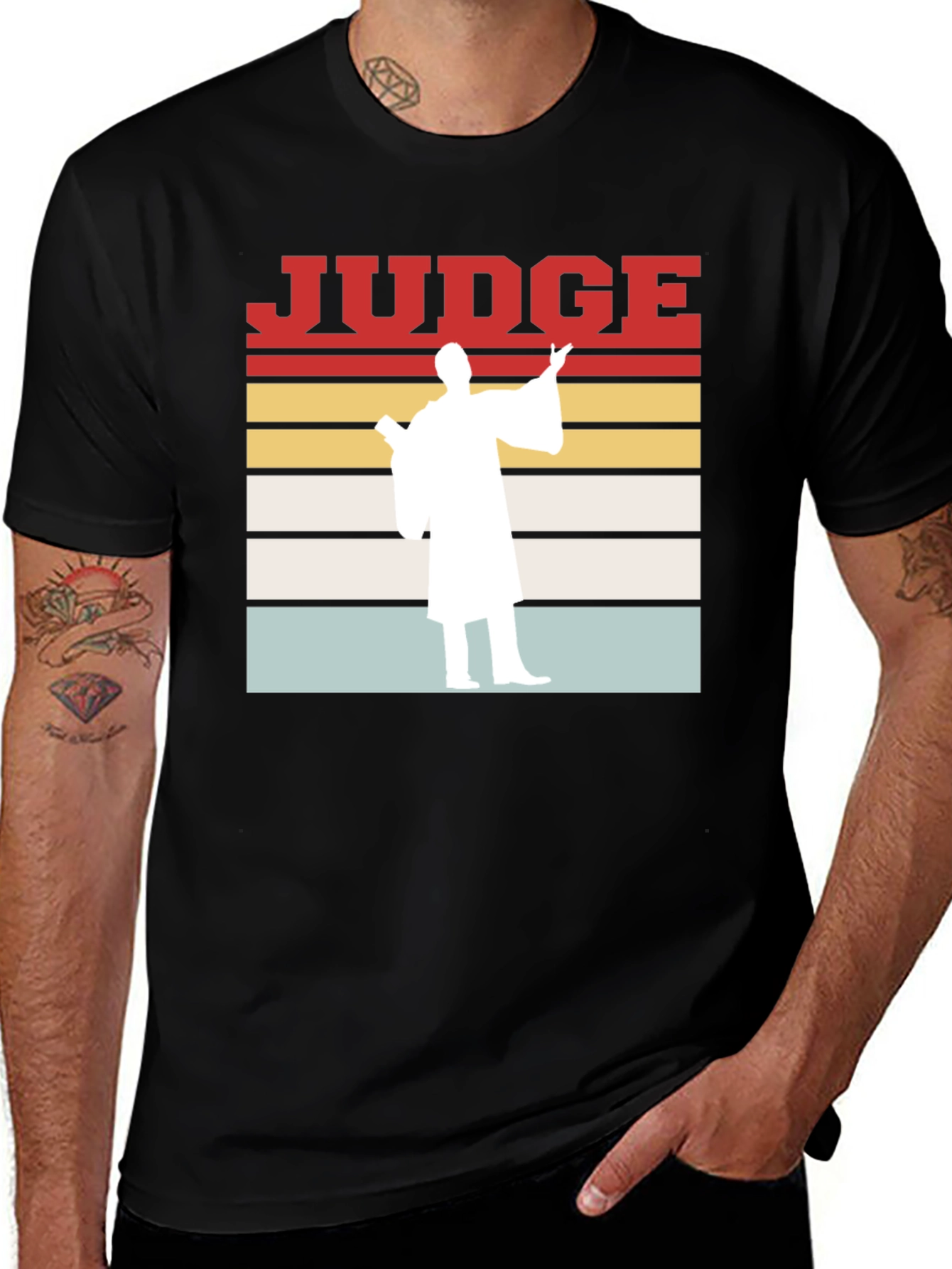 Variant 17 of Judge Retro T-Shirt - Law & Order