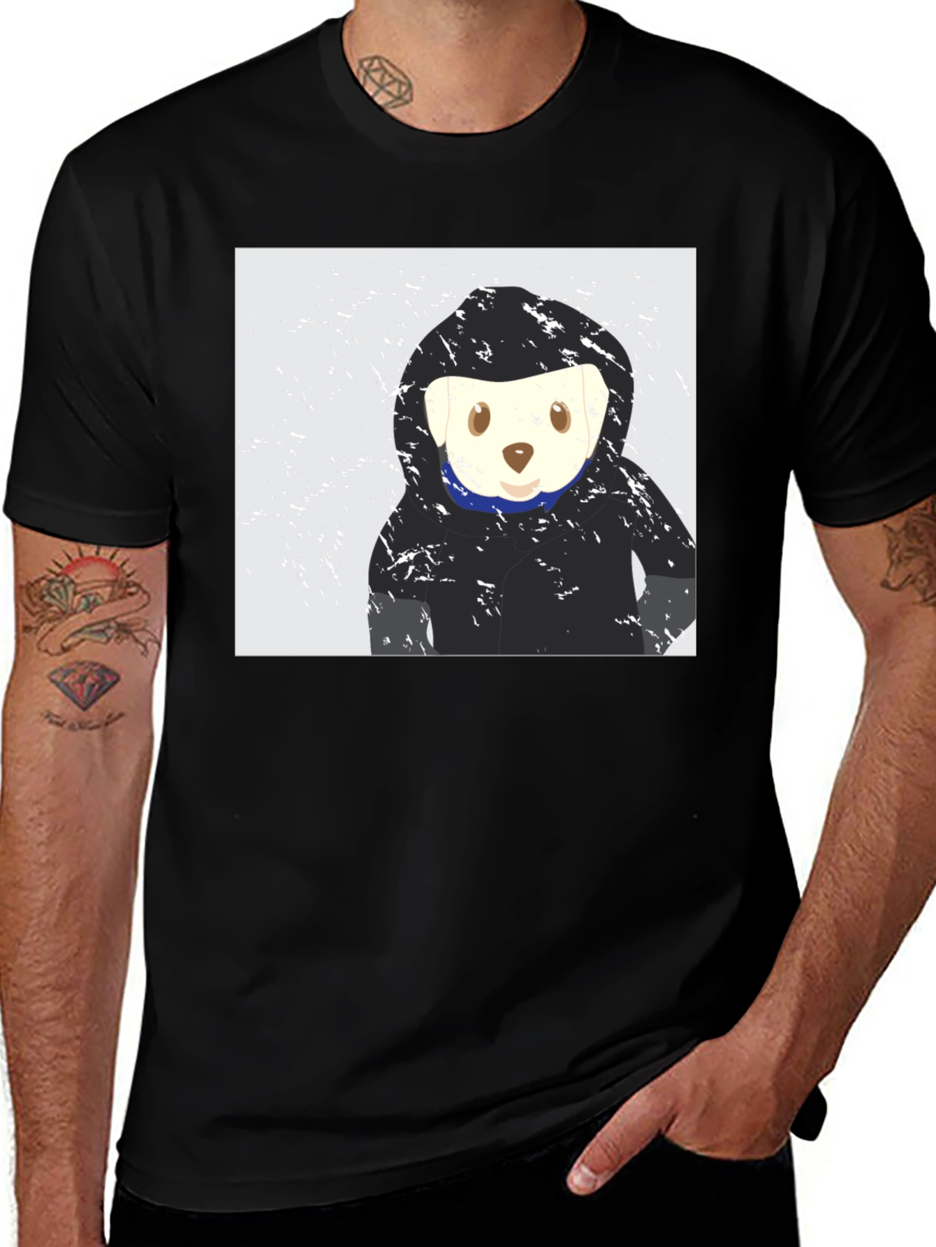 Variant 15 of Bear Hoodie T-Shirt - Stylish Comfort