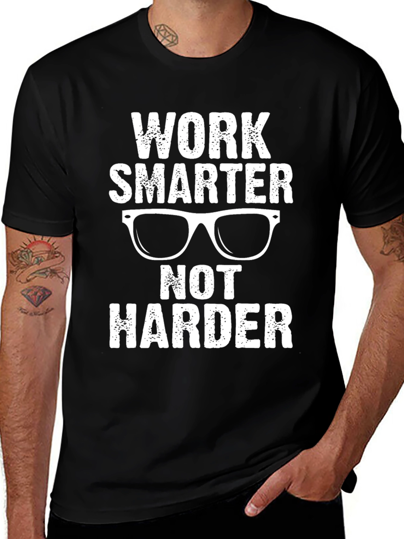 Variant 17 of Work Smarter Not Harder Graphic Tee