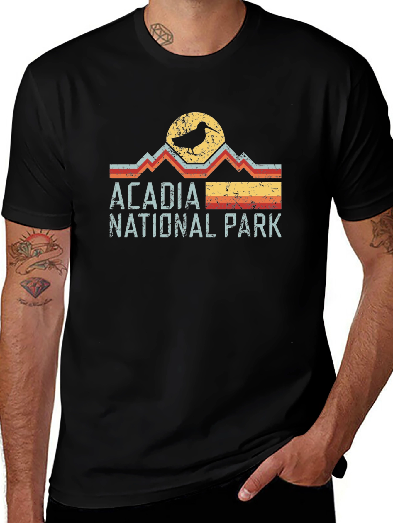 Variant 8 of Acadia National Park Bird T-Shirt
