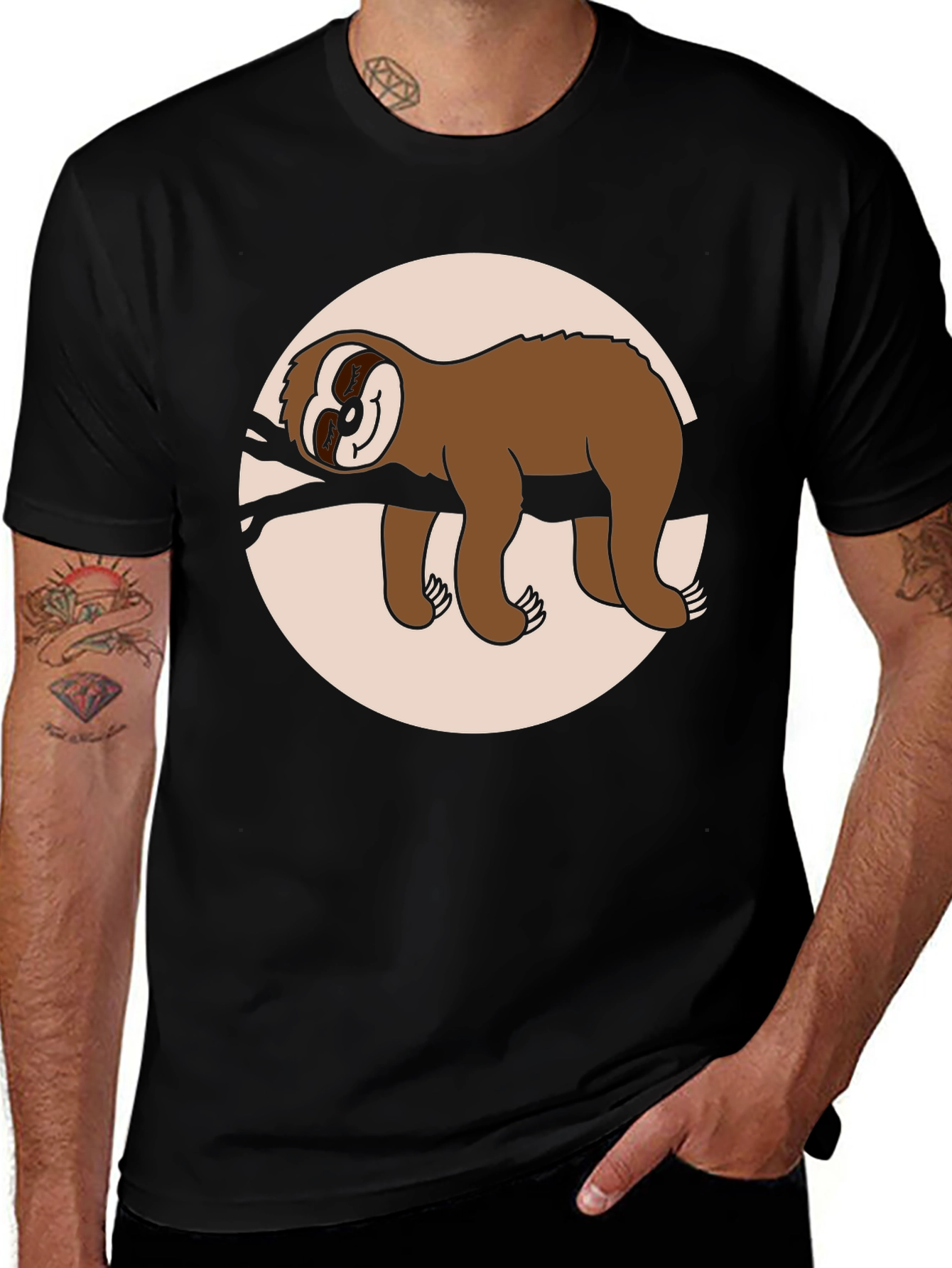 Variant 24 of Sloth Graphic Tee - Lazy Days Apparel