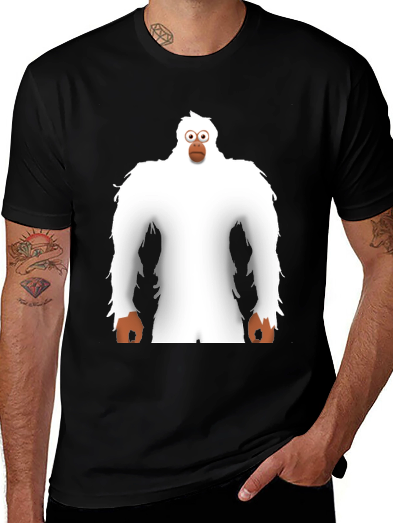 Yeti Graphic Tee - Cool Cryptozoology Shirt