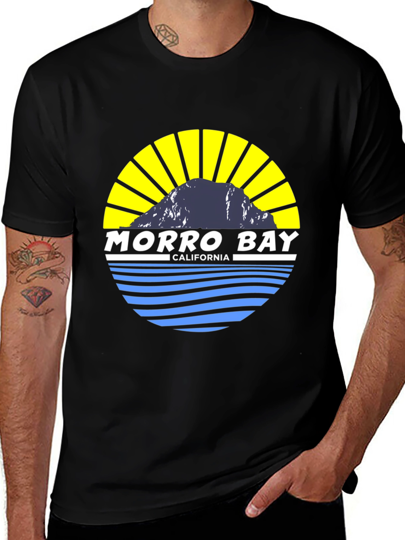 Morro Bay California Graphic T-Shirt