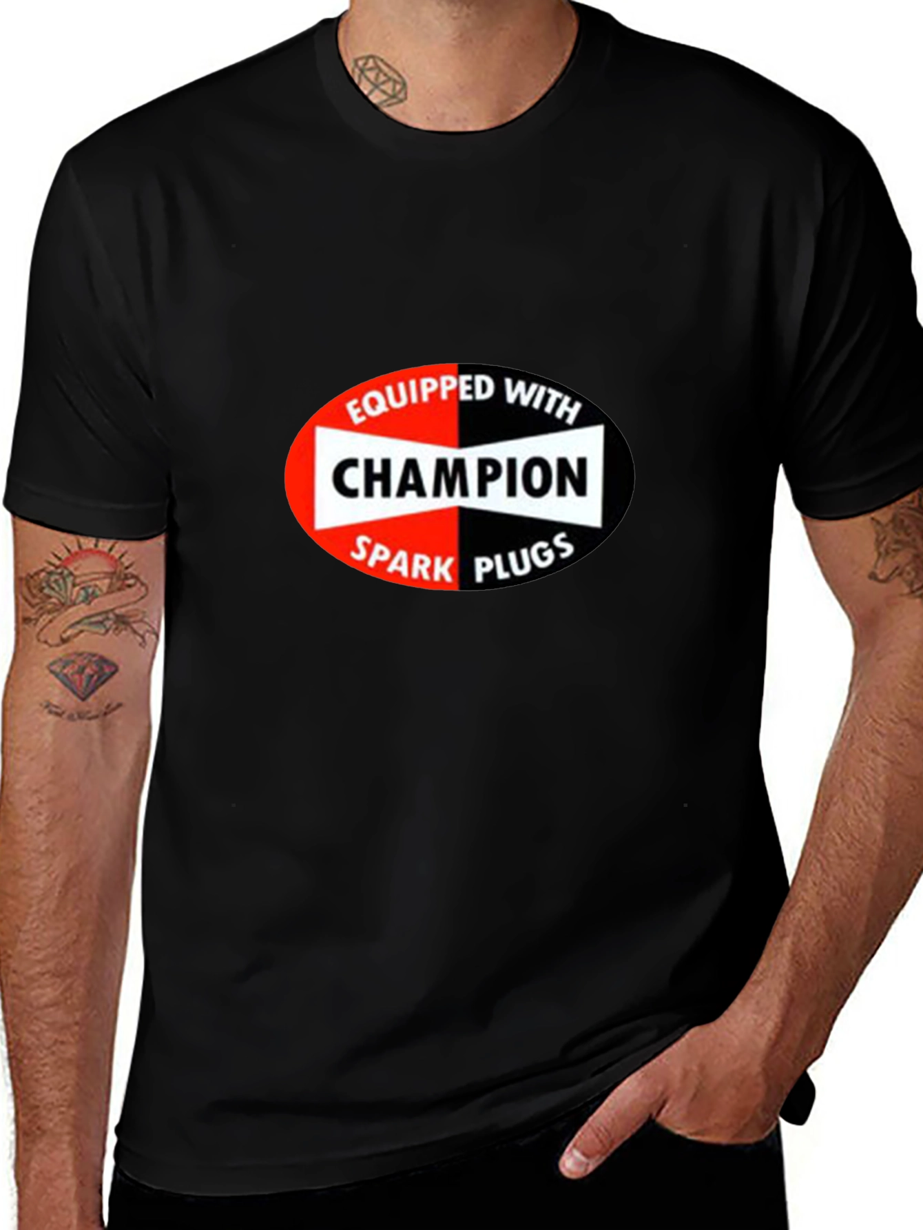 Variant 21 of Champion Spark Plugs Graphic Tee