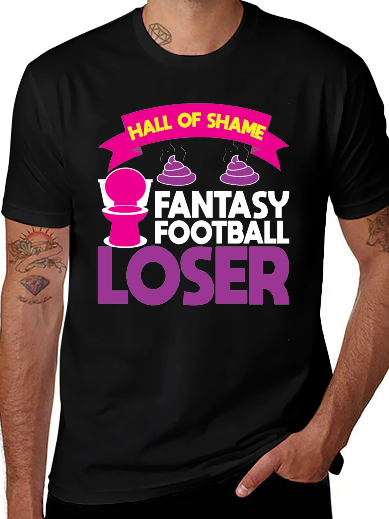 Variant 20 of Fantasy Football Loser T-Shirt Hall of Shame