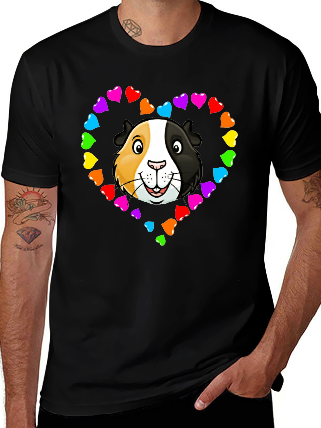Variant 7 of Guinea Pig Heart T-Shirt