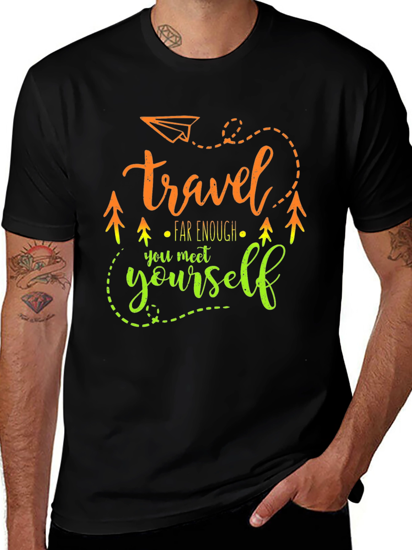 Variant 7 of Travel Far Enough T-Shirt