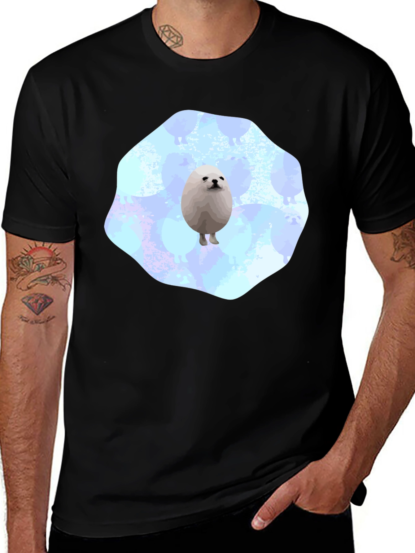 Variant 21 of Egg Dog Graphic Tee - Unique Pet Humor