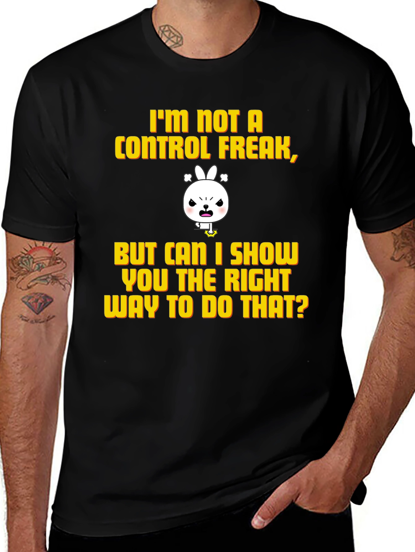 Variant 26 of Control Freak Graphic Tee - Funny Novelty T-Shirt