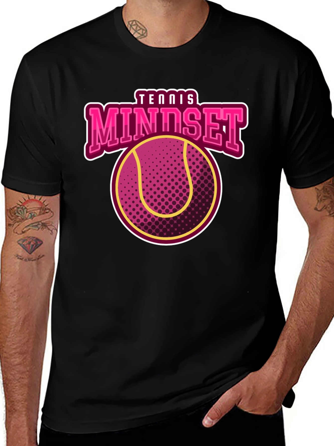 Variant 6 of Tennis Mindset Graphic Tee