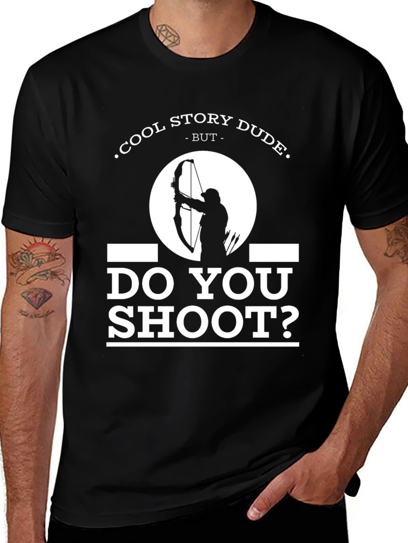 Variant 3 of Cool Story Dude Archery T-Shirt