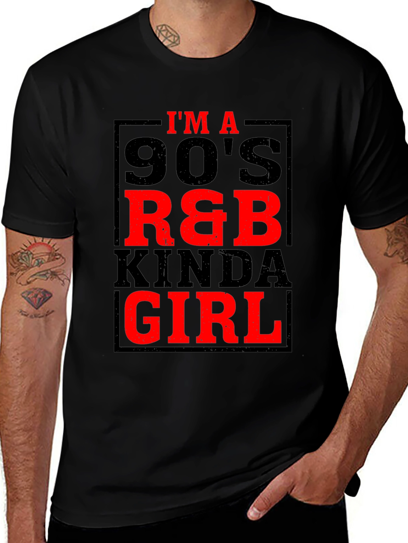 Variant 16 of I'm a 90's R&B Kinda Girl T-Shirt