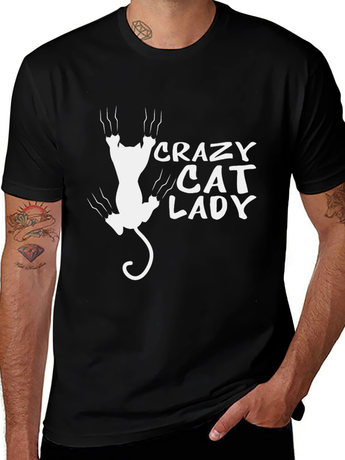 Variant 25 of Crazy Cat Lady T-Shirt - Funny Cat Lover Tee