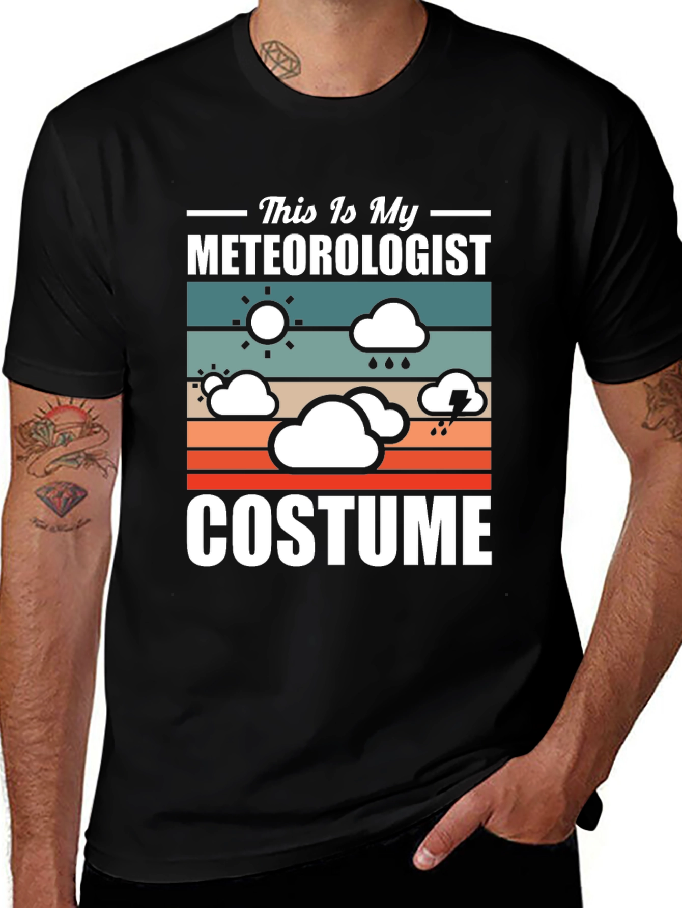 Variant 29 of Meteorologist Costume T-Shirt - Funny Weather Tee