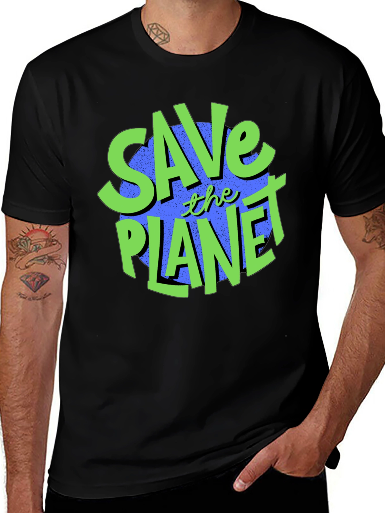 Variant 30 of Save the Planet Graphic T-Shirt - Eco-Friendly Fashion