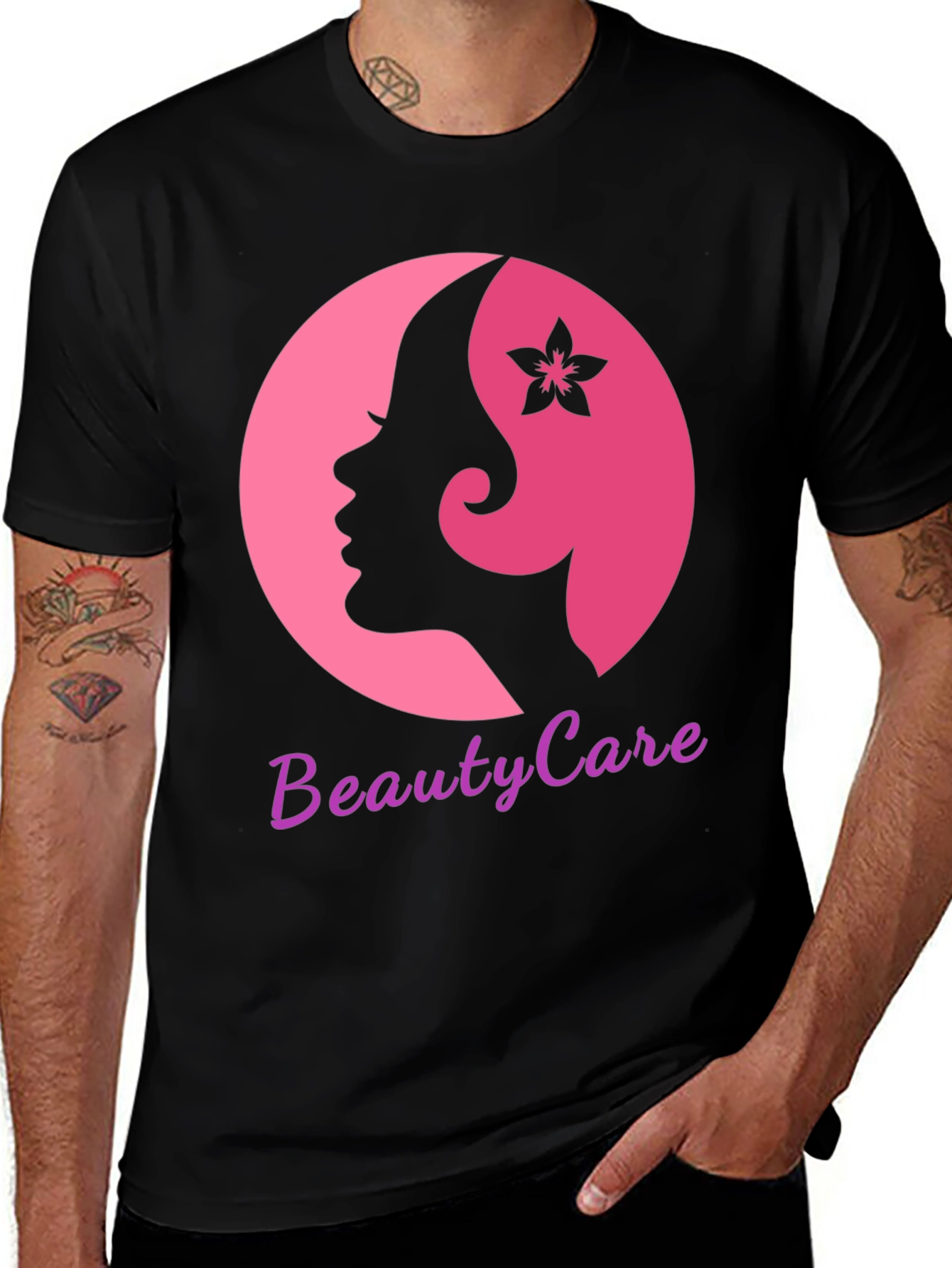 Variant 16 of Beauty Care T-Shirt - Stylish Women's Graphic Tee