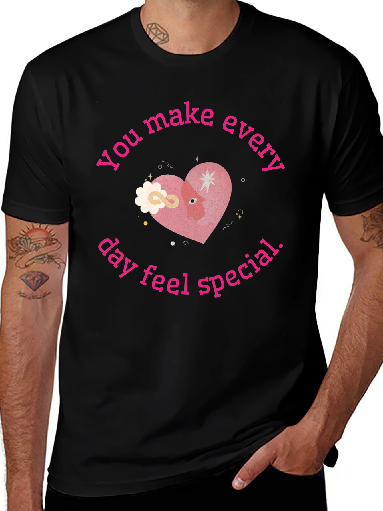 Variant 8 of You Make Every Day Special Heart Graphic T-Shirt