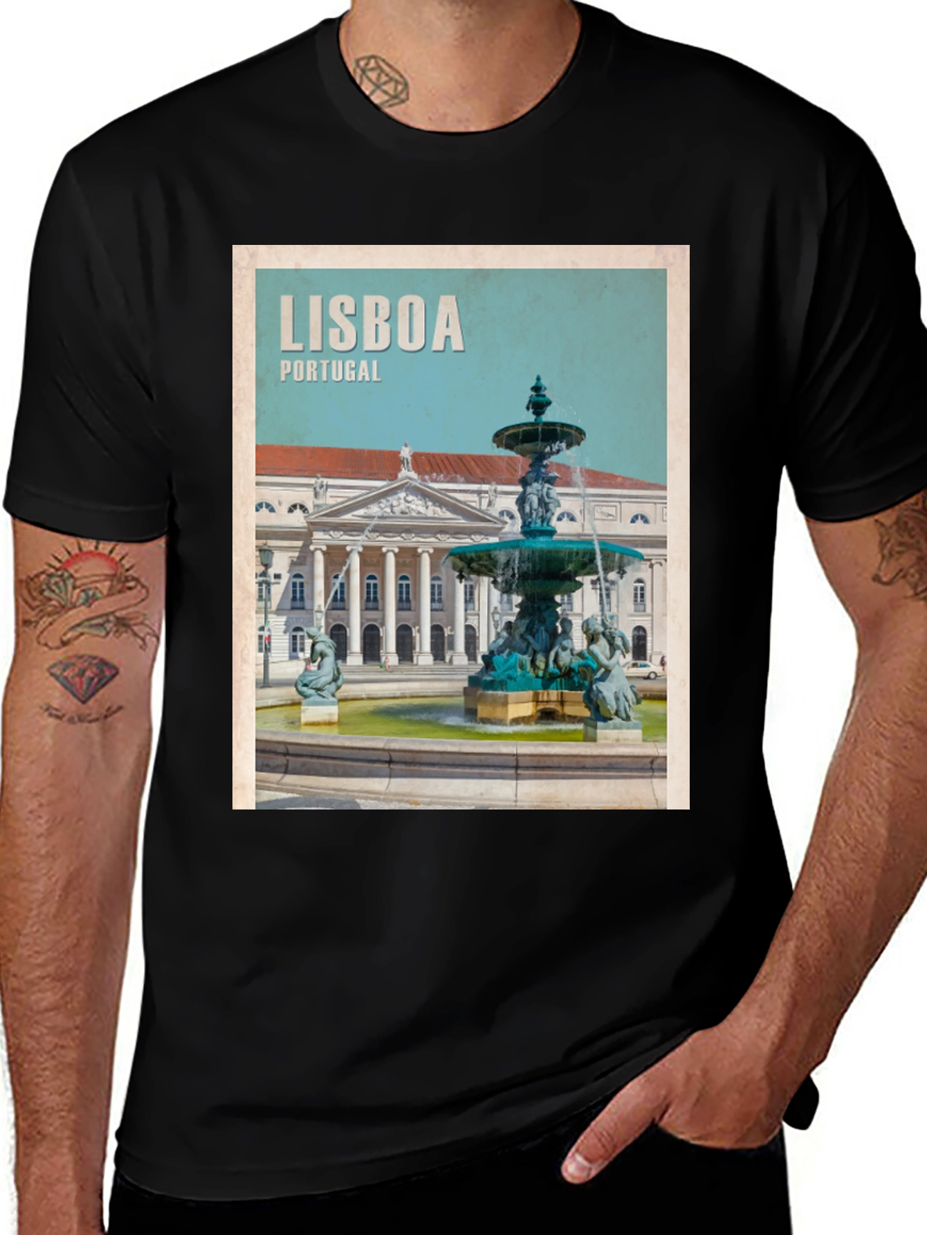 Lisboa Portugal Tee | Vintage Travel T-Shirt