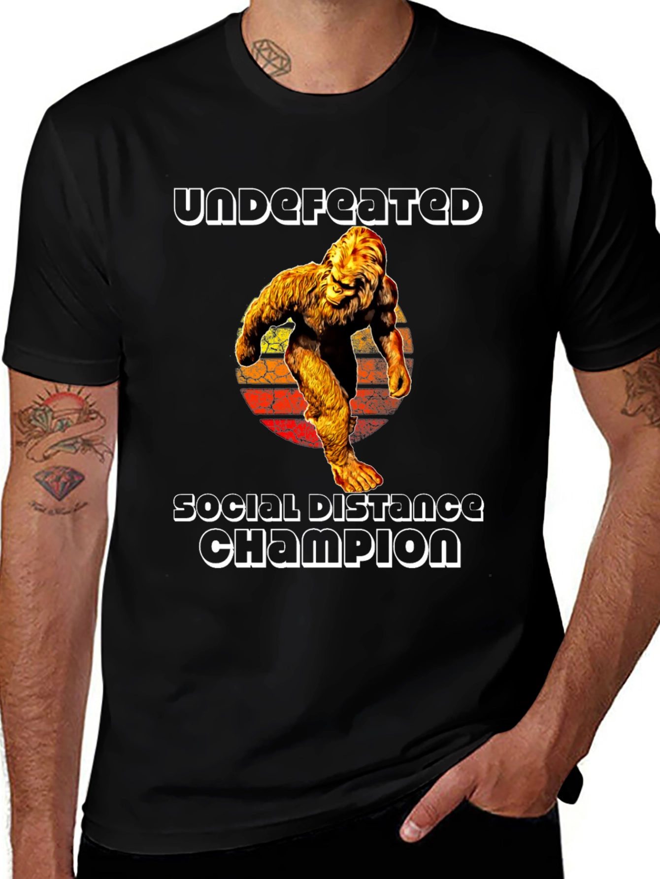Undefeated Social Distance Champion T-Shirt