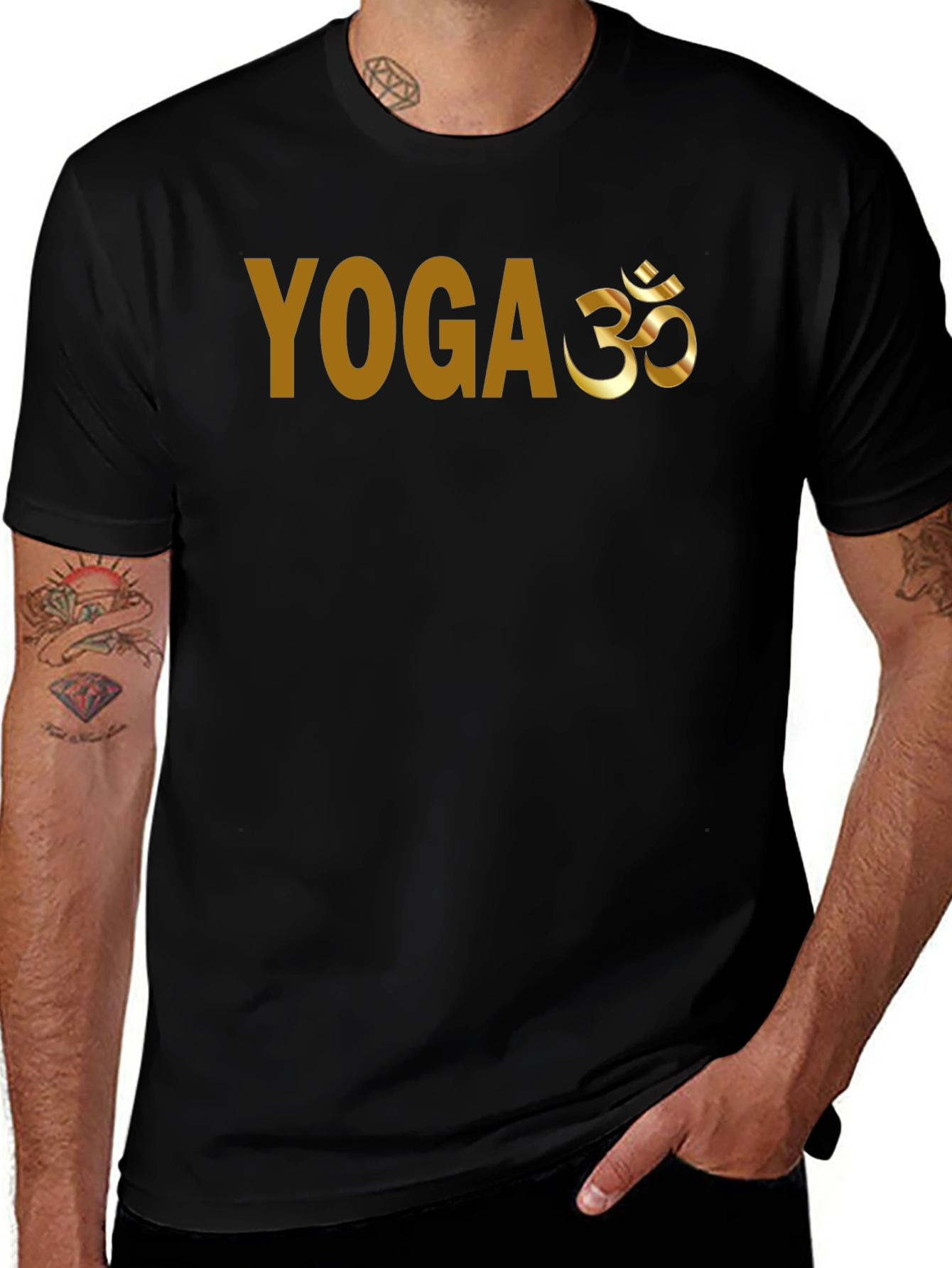 Variant 4 of Yoga Om Symbol Graphic Tee
