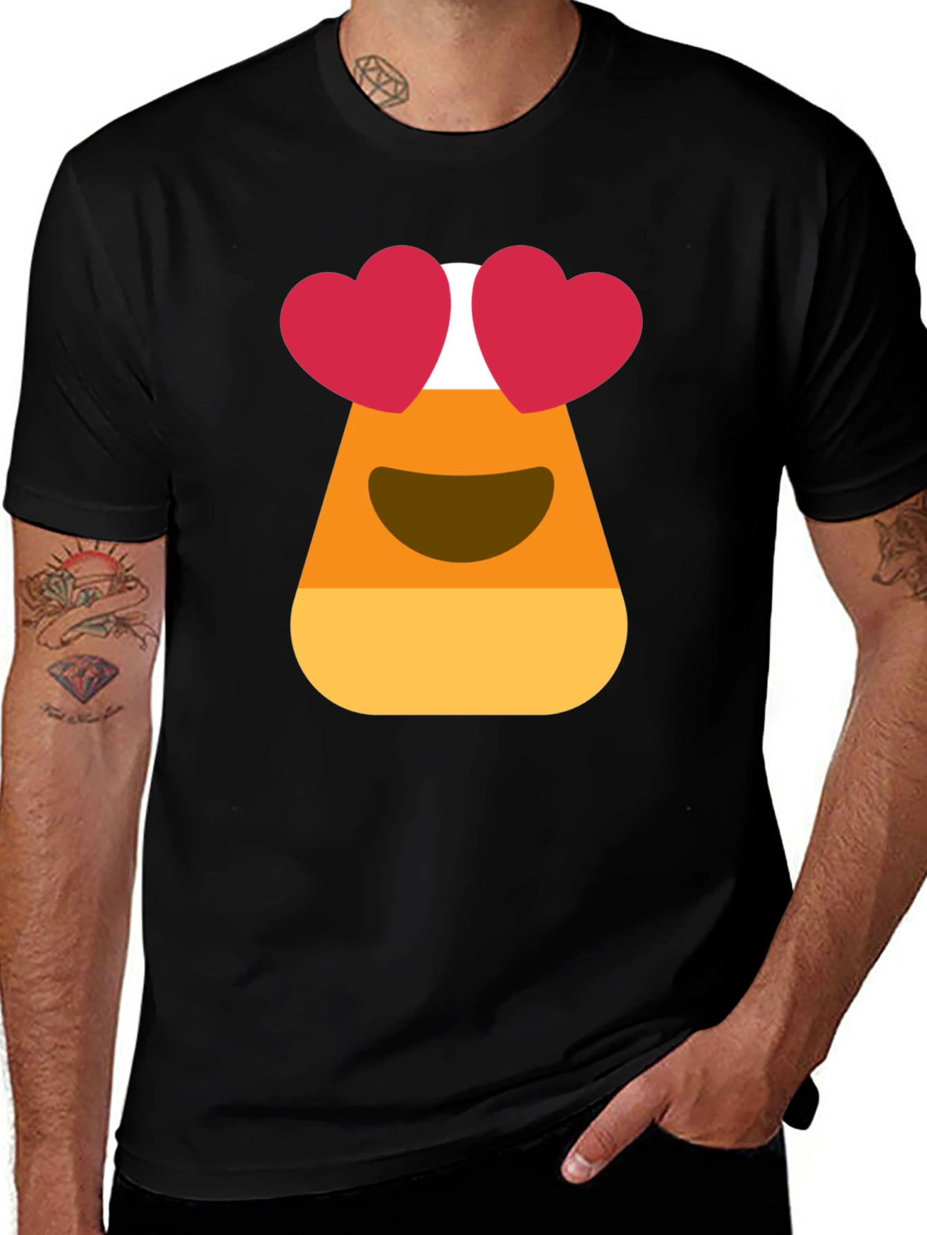 Variant 19 of Candy Corn Heart Eyes Halloween T-Shirt