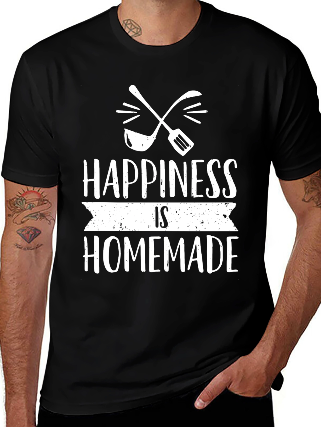 Variant 23 of Happiness Is Homemade Graphic Tee
