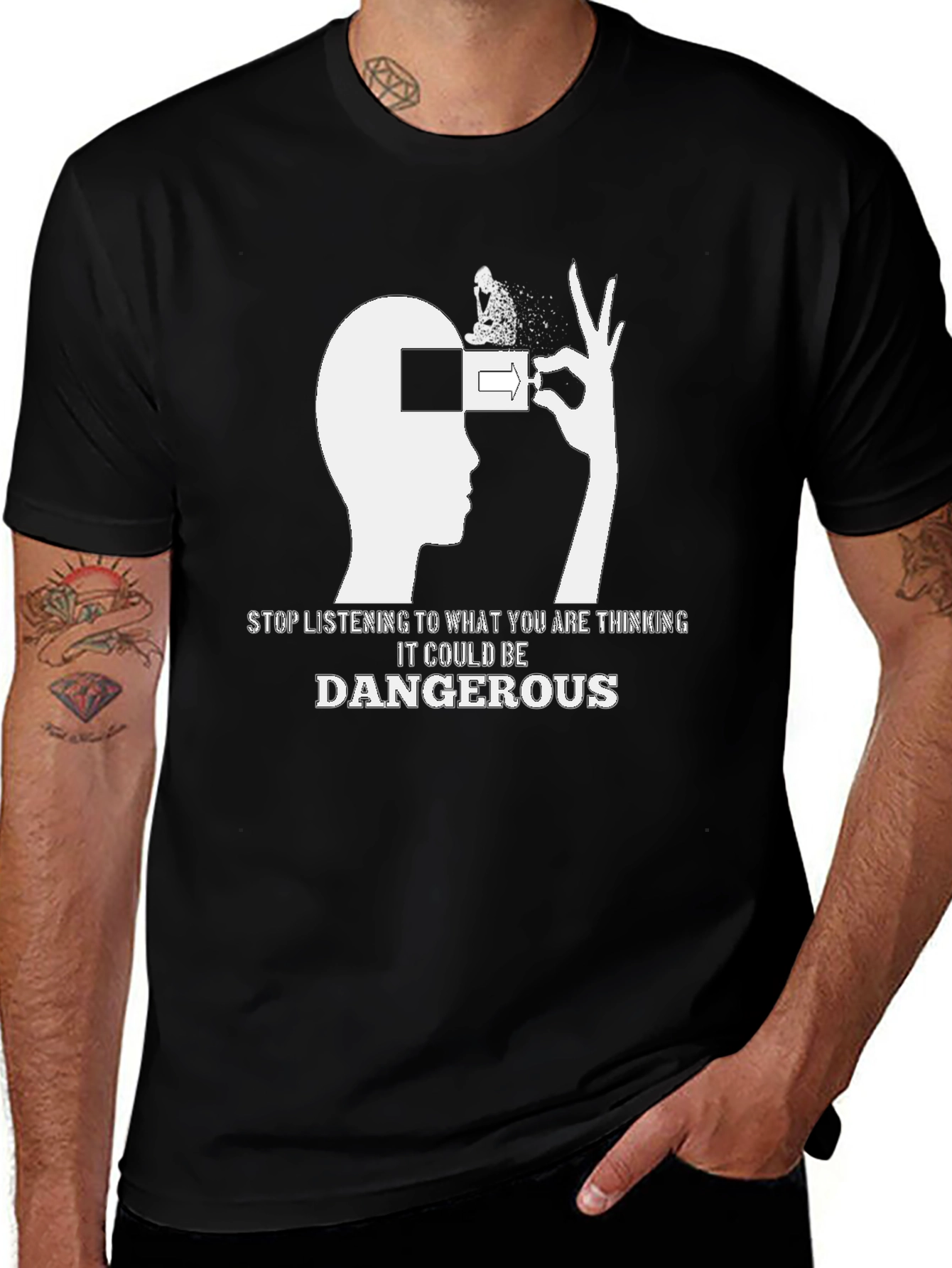 Variant 12 of Dangerous Thinking Graphic T-Shirt