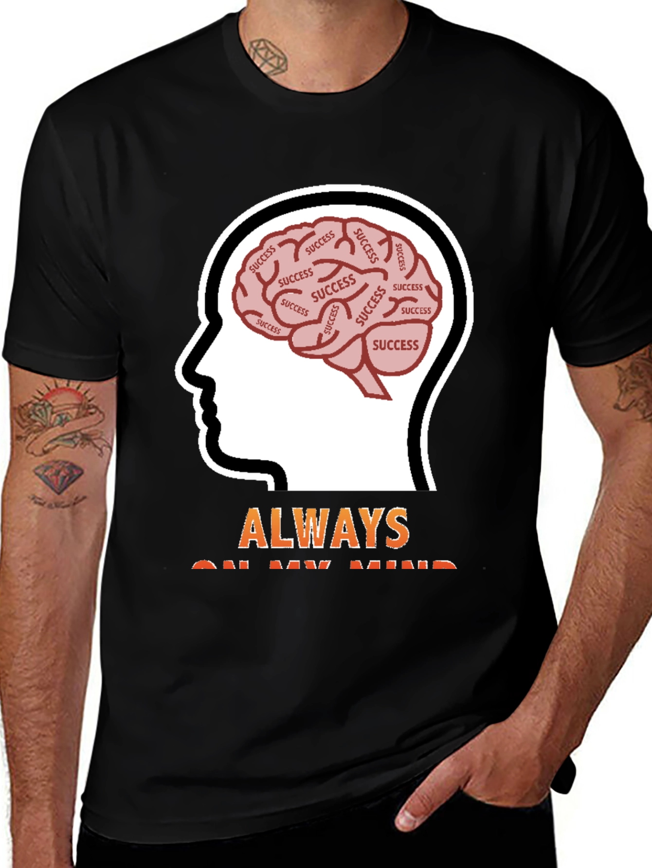 Success Mindset Graphic T-Shirt