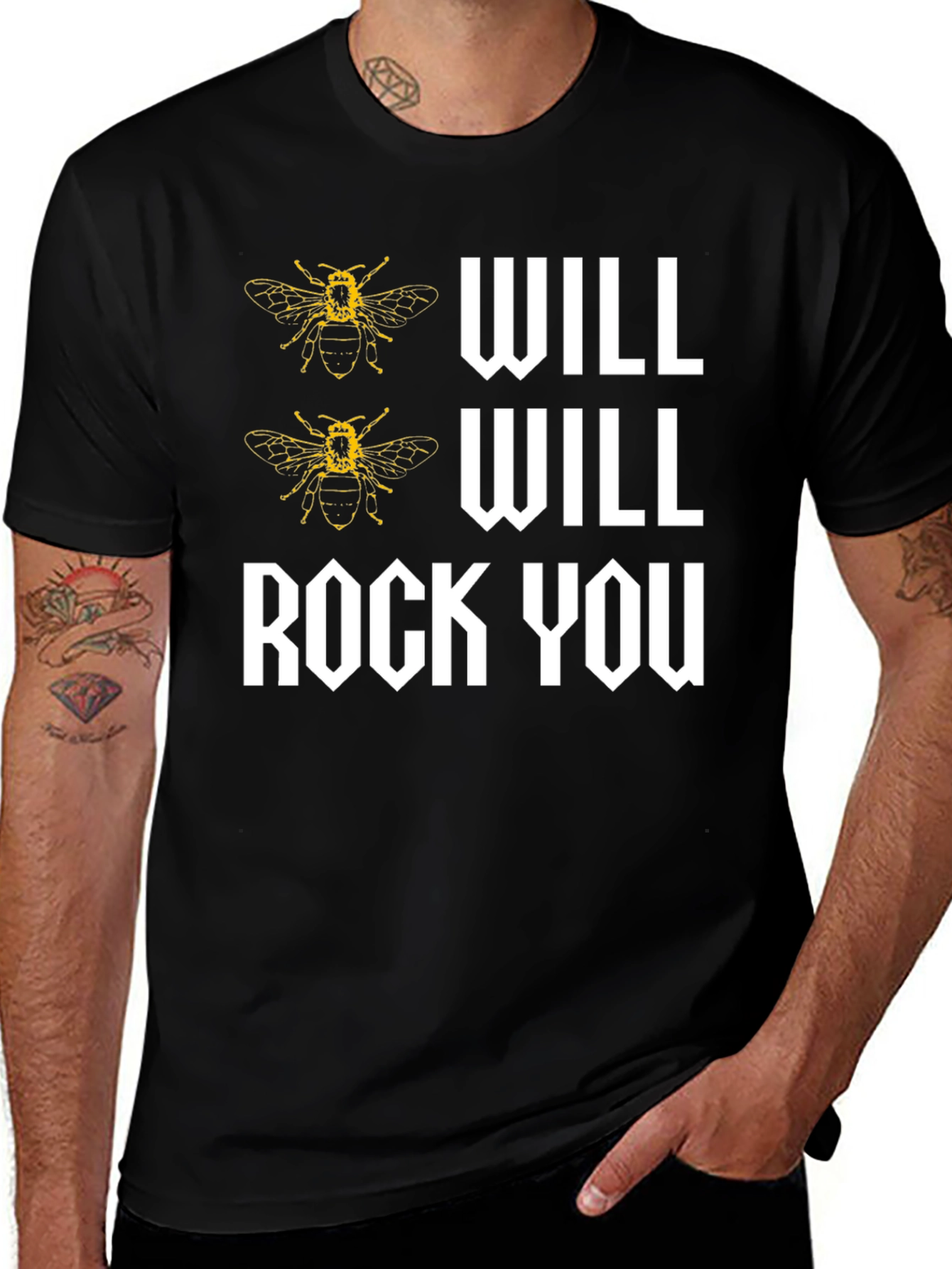 Variant 18 of Bee Will Rock You T-Shirt