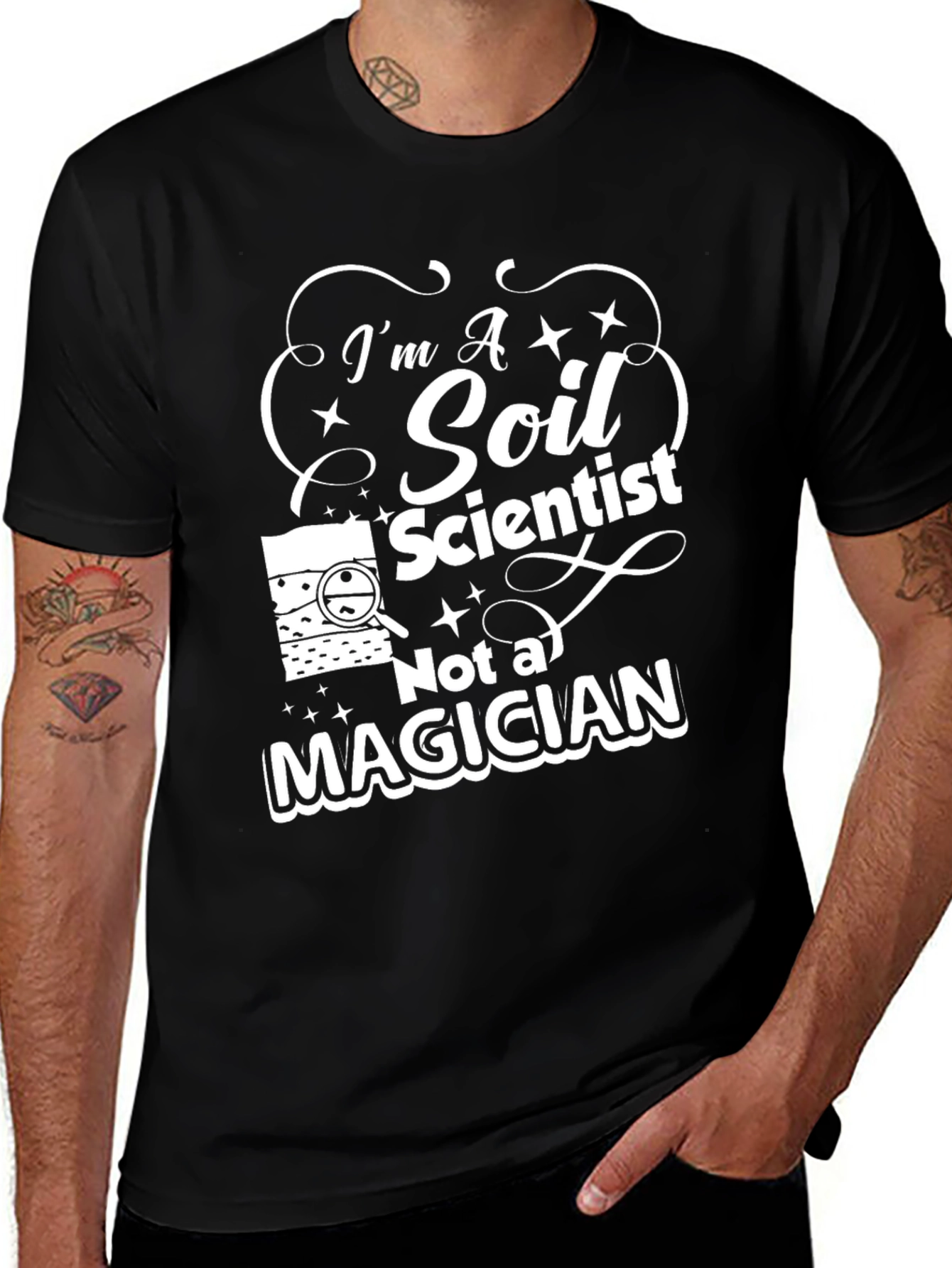 Variant 11 of Soil Scientist Graphic T-Shirt