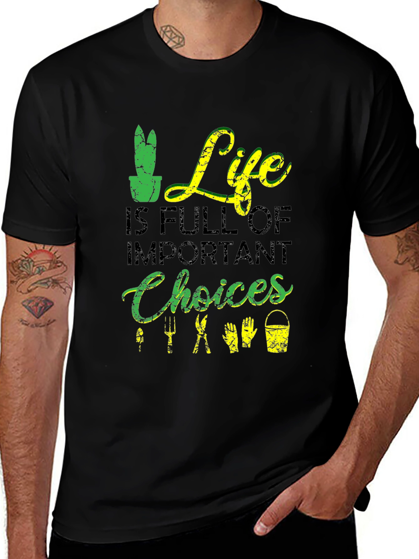 Variant 17 of Gardening Life Choices Graphic T-Shirt