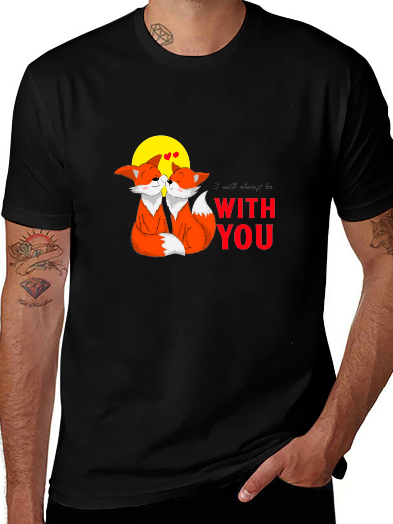 Variant 10 of Fox Love T-Shirt - Always With You
