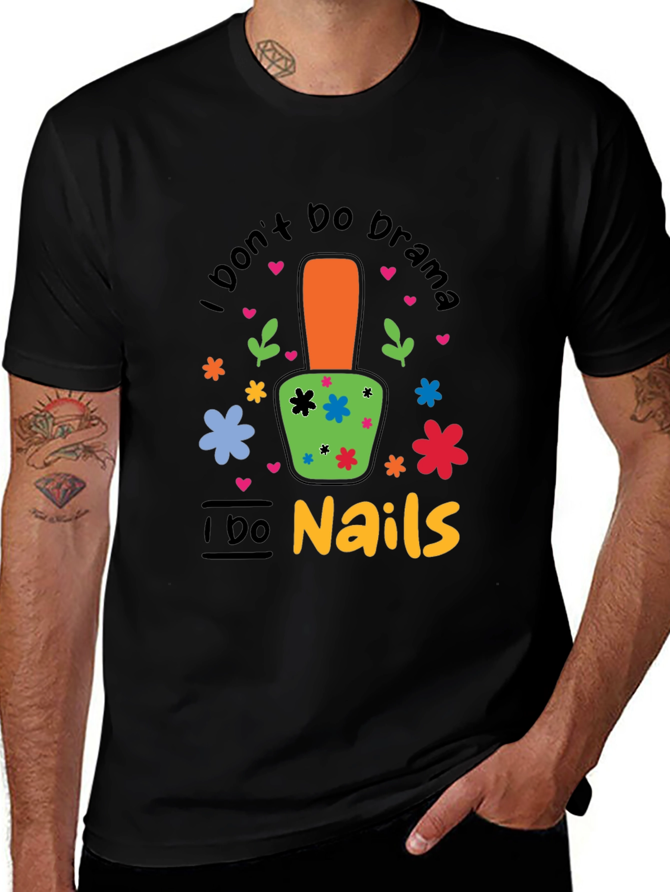 Variant 7 of I Don't Do Drama I Do Nails T-Shirt