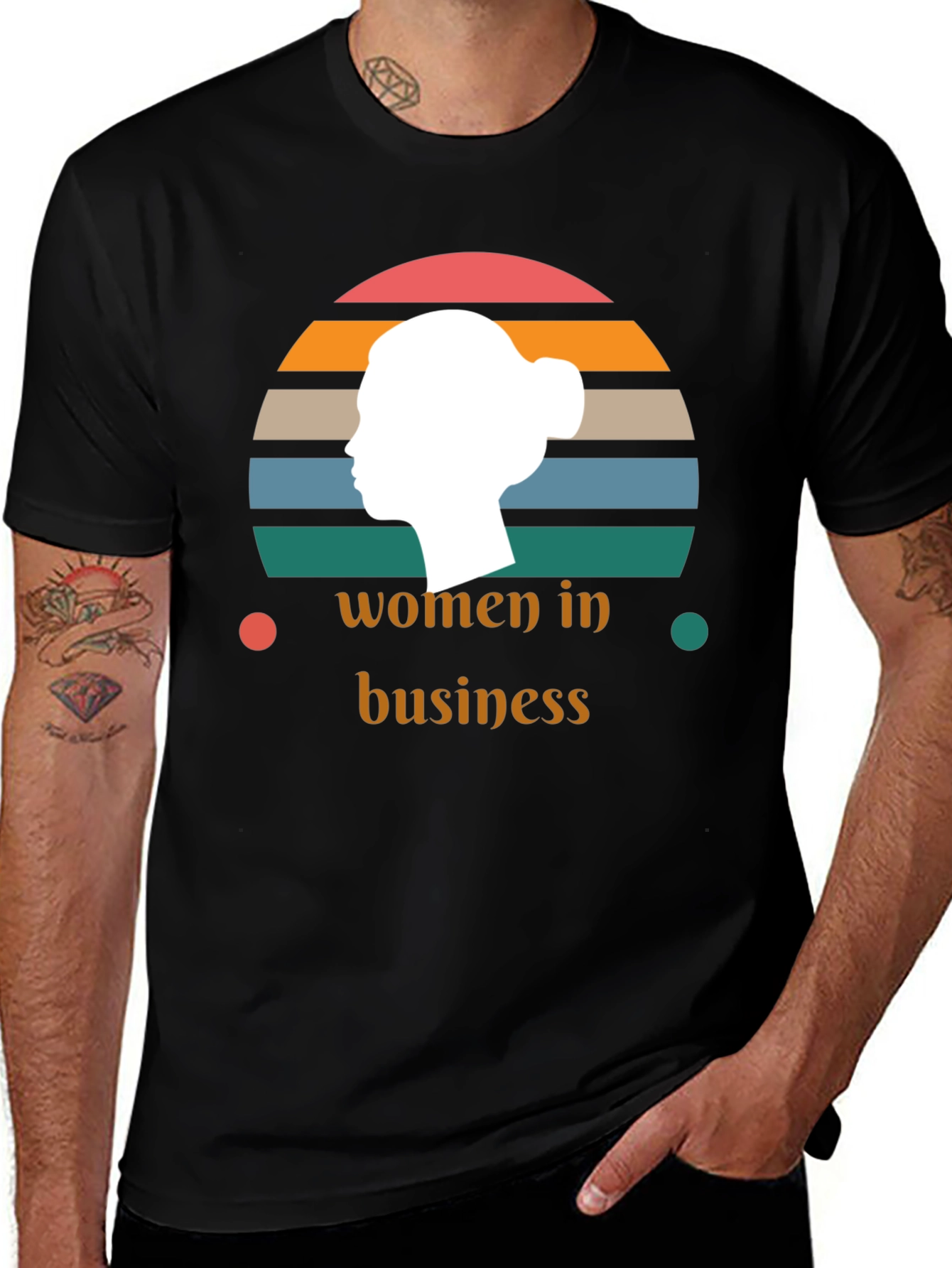 Women in Business Graphic Tee - Modern & Empowering