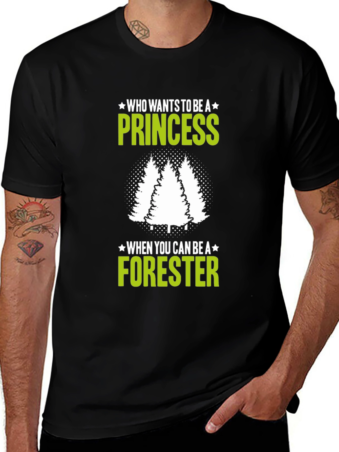 Variant 20 of Princess Forester Graphic T-Shirt - Nature Lover Tee
