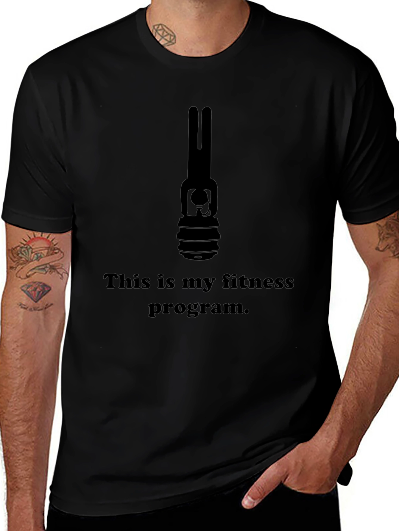 Fitness Program T-Shirt - Funny Workout Tee