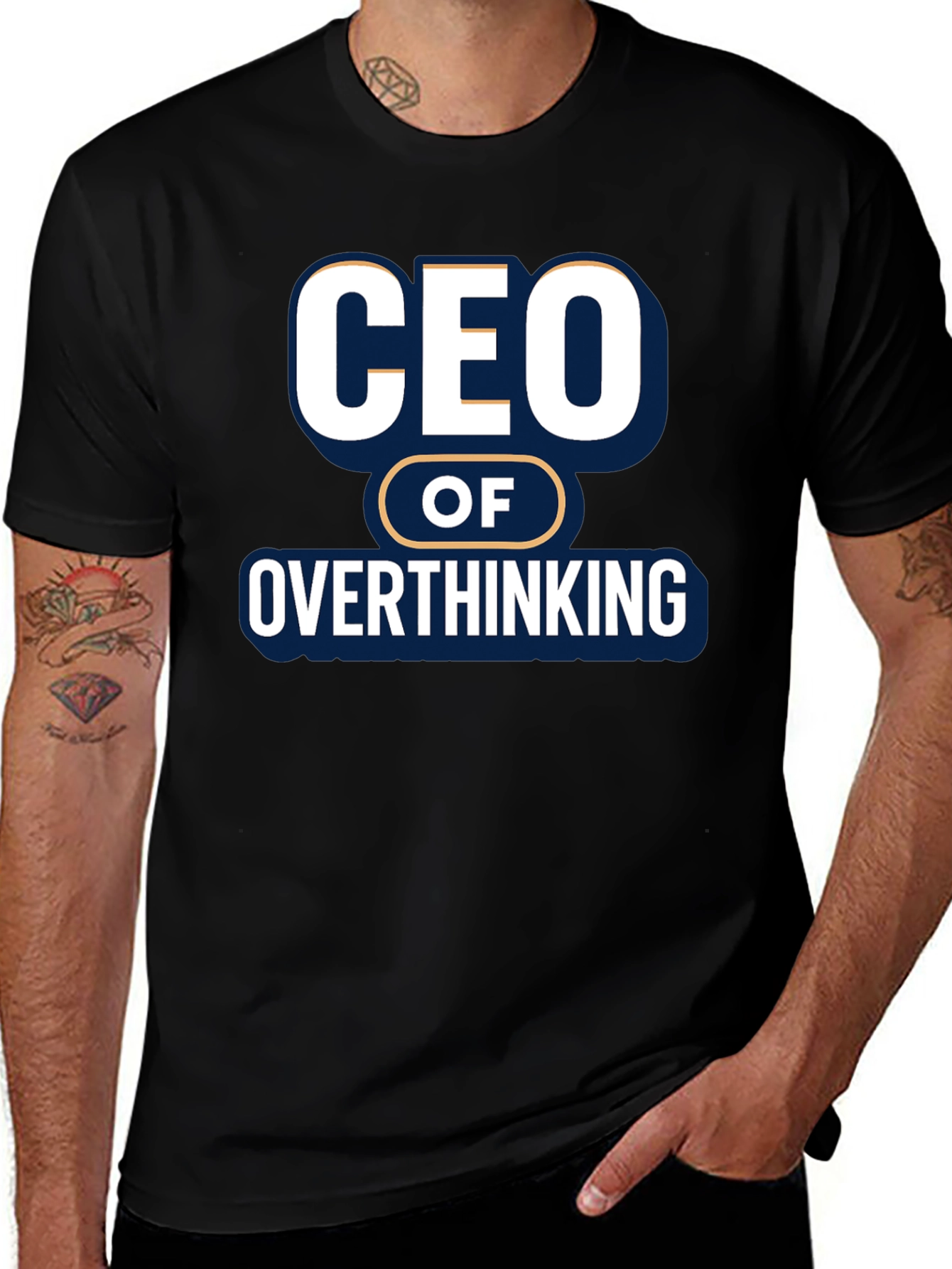 Variant 3 of CEO of Overthinking T-Shirt Funny Graphic Tee
