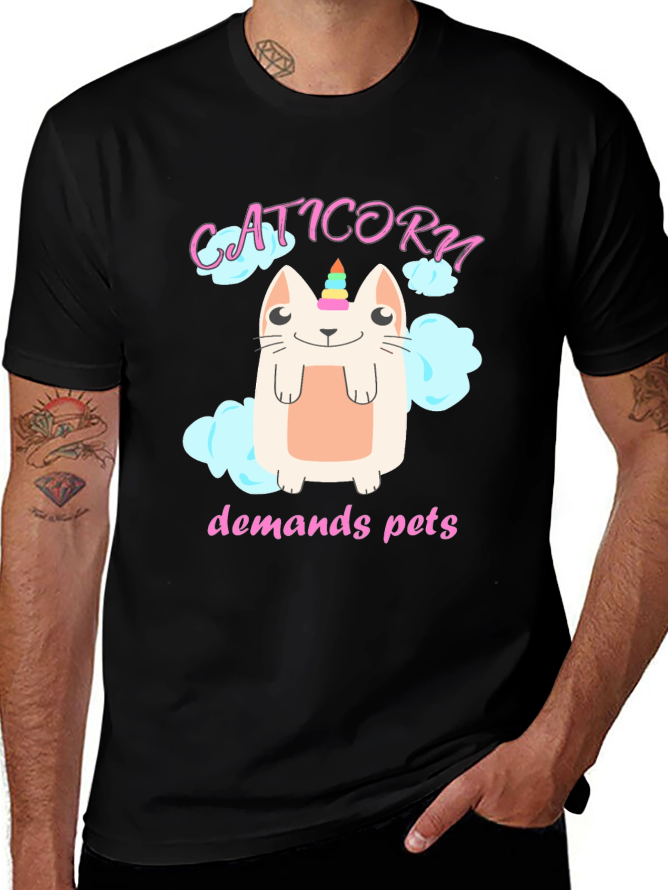 Variant 3 of Cat Unicorn T-Shirt - Demands Pets
