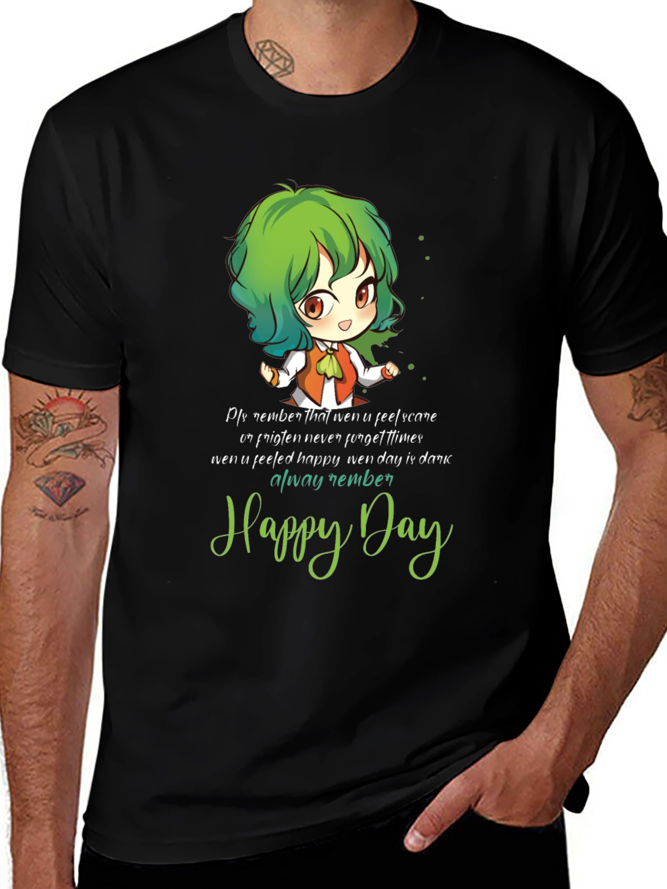 Variant 8 of Happy Day Anime T-Shirt