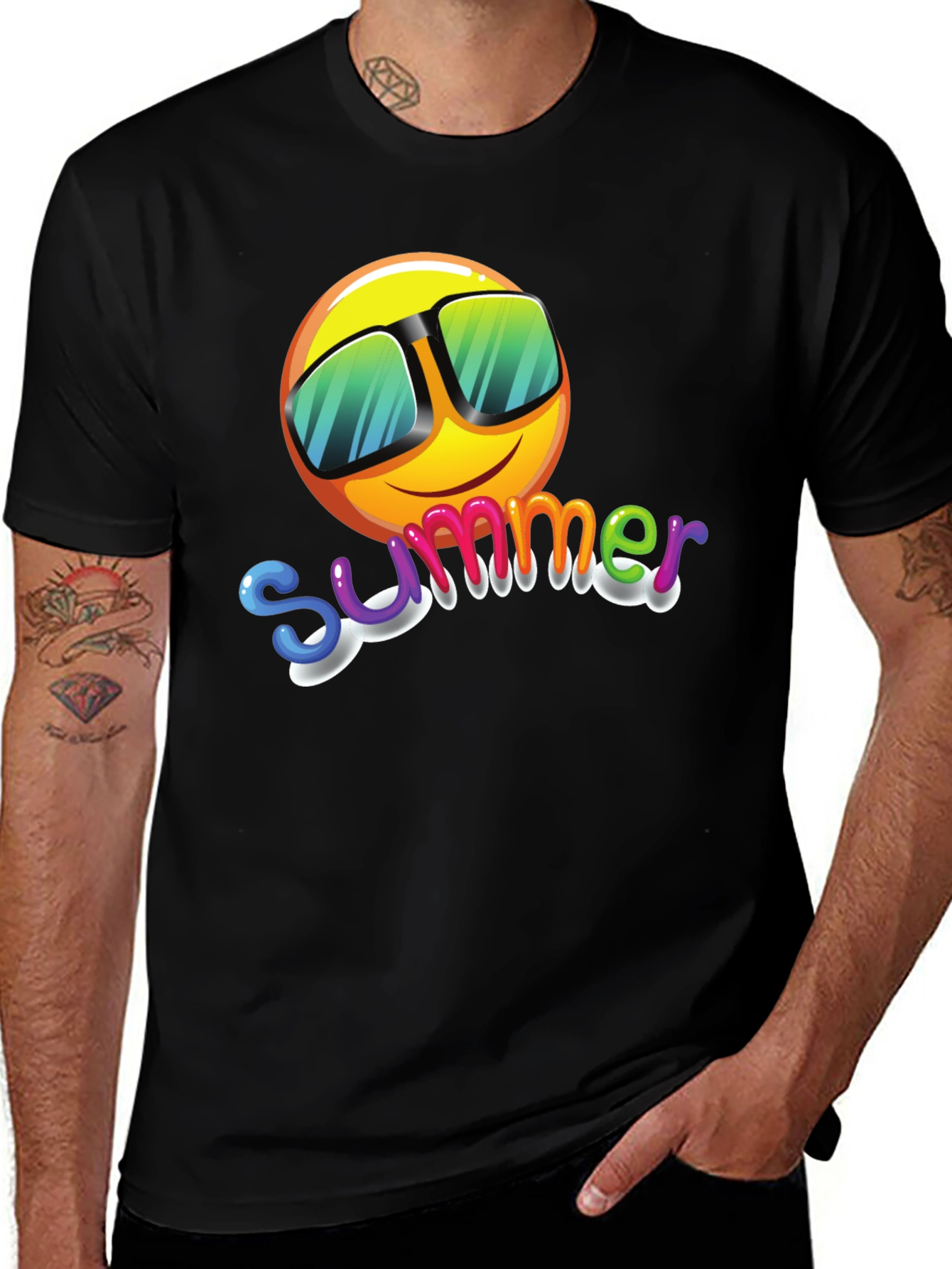Variant 30 of Summer Emoji Graphic Tee