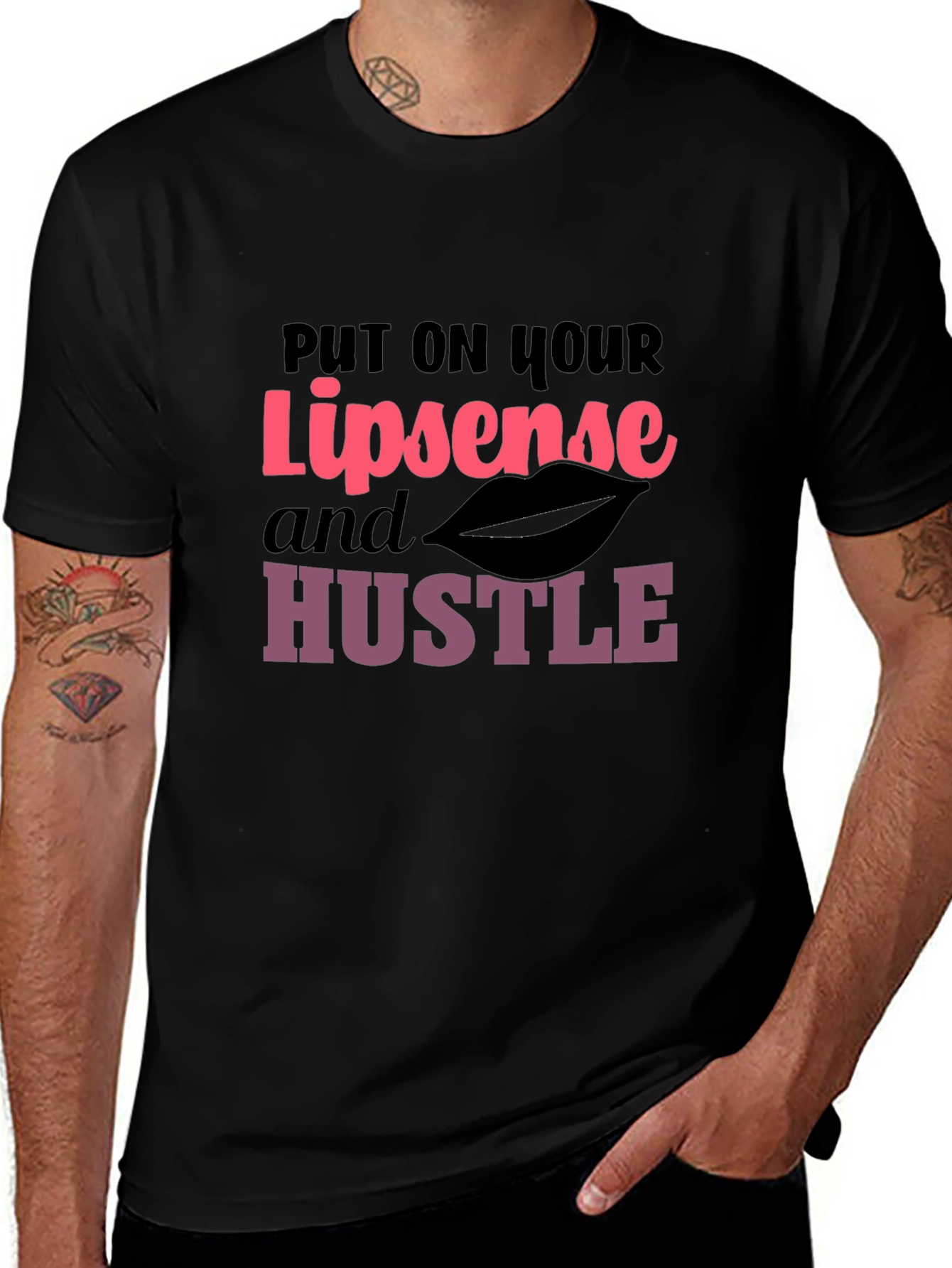 Variant 11 of Lipsense and Hustle T-Shirt