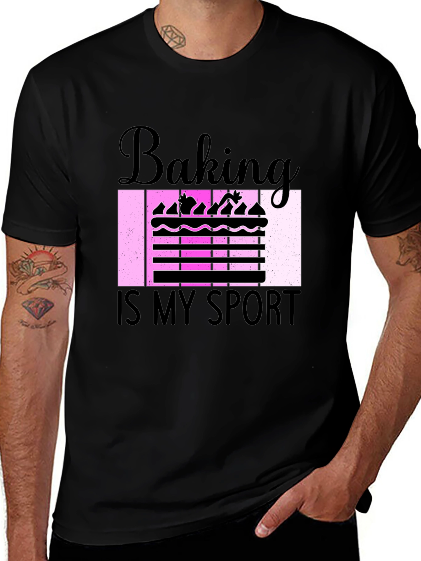 Variant 16 of Baking is My Sport Graphic Tee