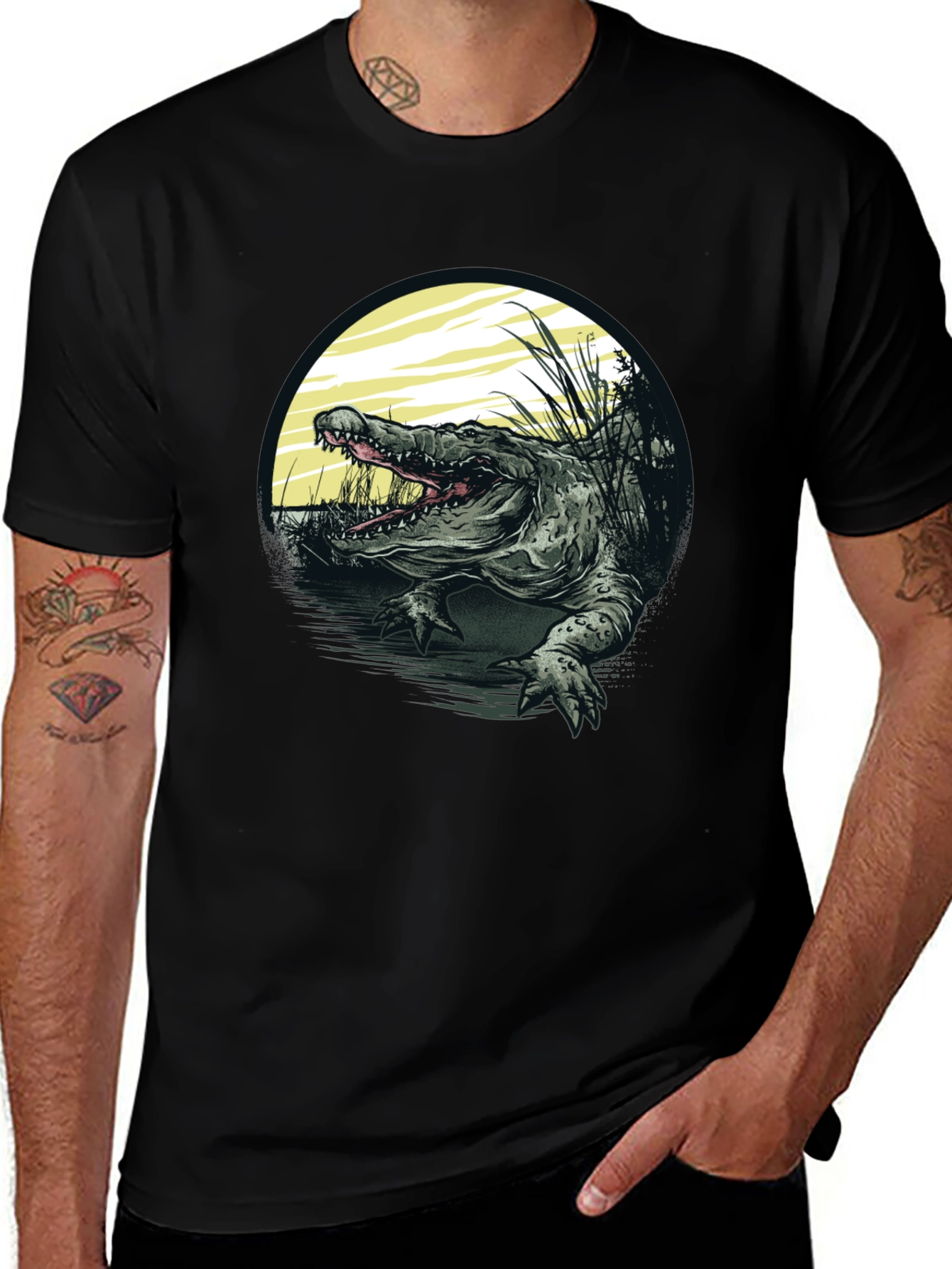 Variant 11 of Alligator Swamp Graphic T-Shirt
