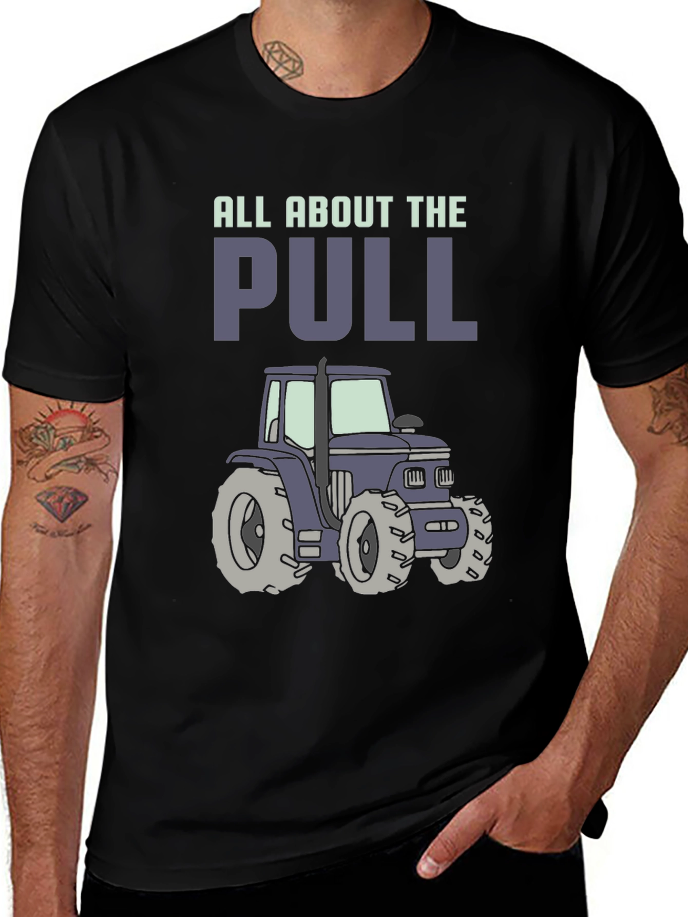 Variant 15 of All About The Pull Tractor Graphic Tee