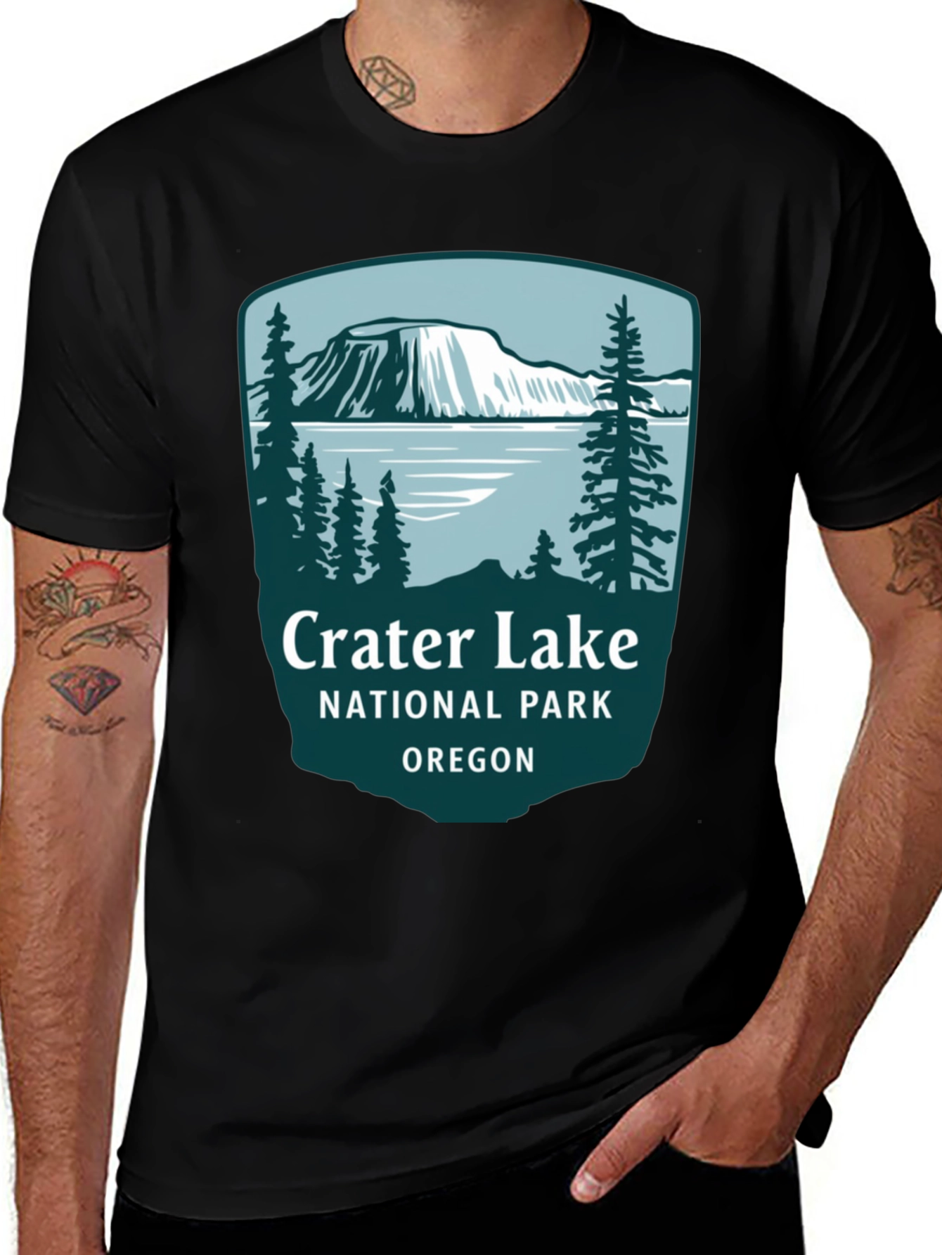 Crater Lake National Park Oregon Graphic T-Shirt