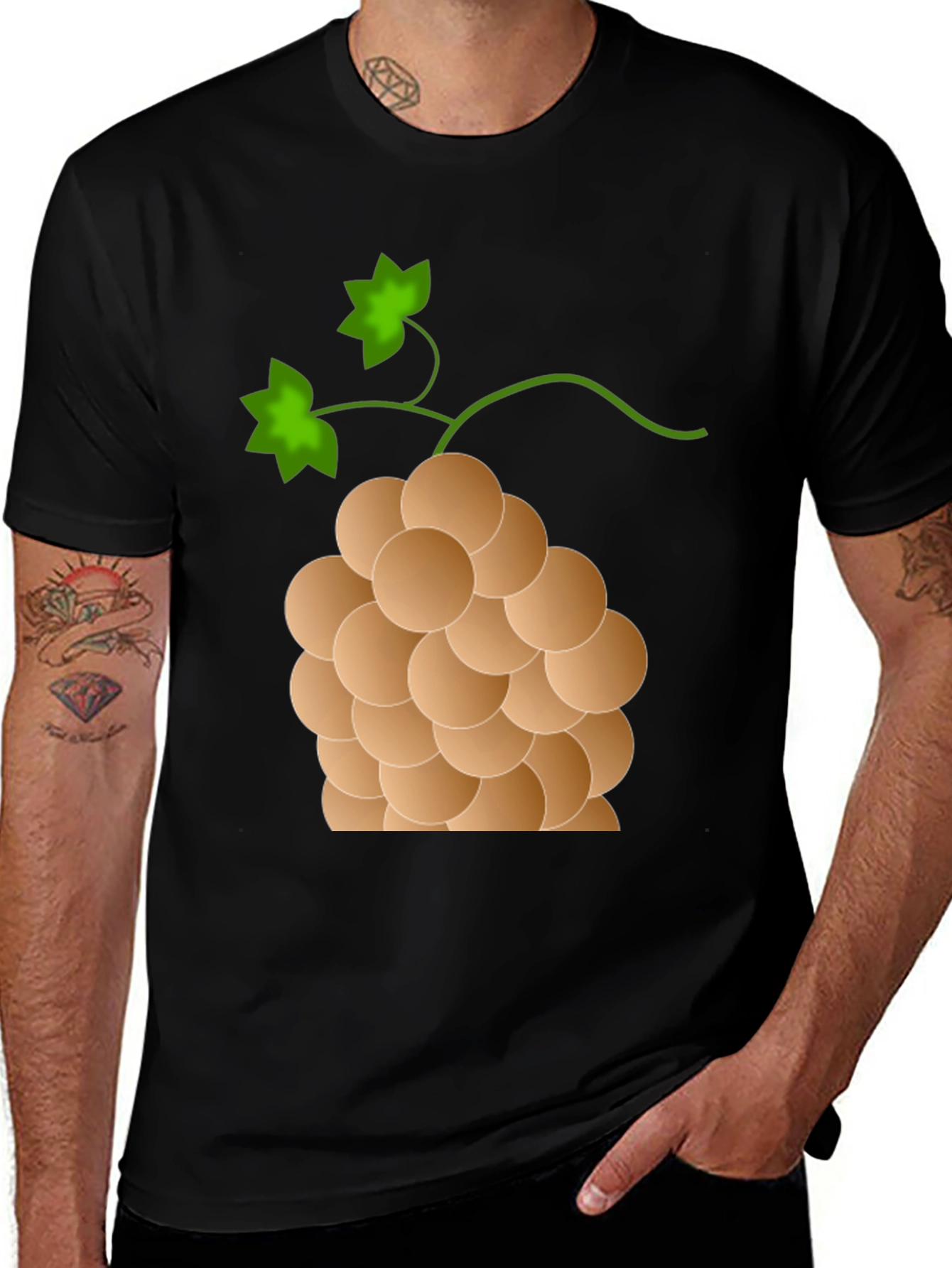 Grapes T-Shirt - Fruit Graphic Tee